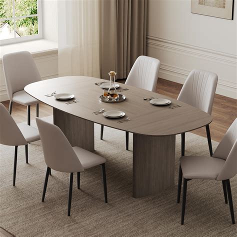 Oval Dining Table For 6 With Bench
