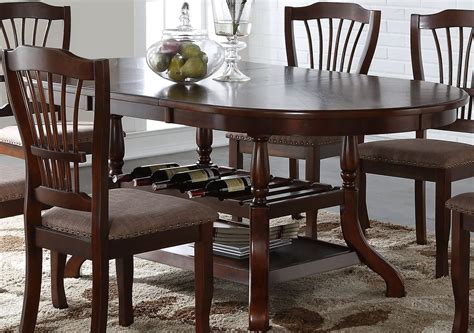 Oval Extendable Dining Table Set
