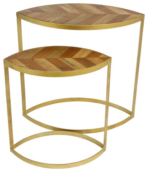 Oval Nesting Side Tables