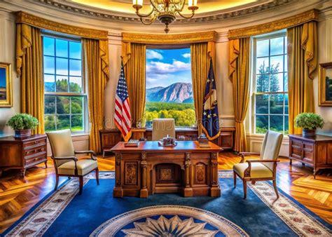 Oval Office Zoom Backgrounds