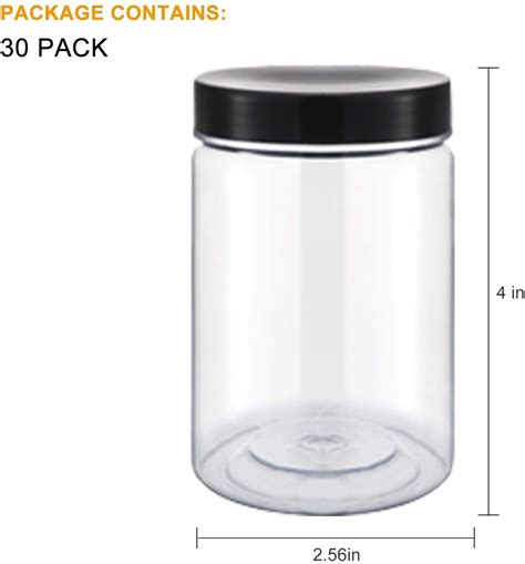 Oval Plastic Jars