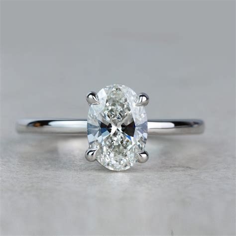 oval solitaire engagement rings 1 carat