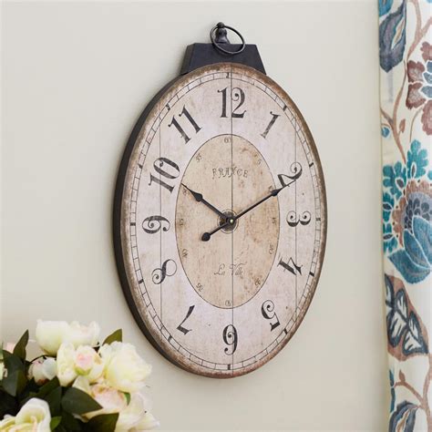Oval Wall Clock