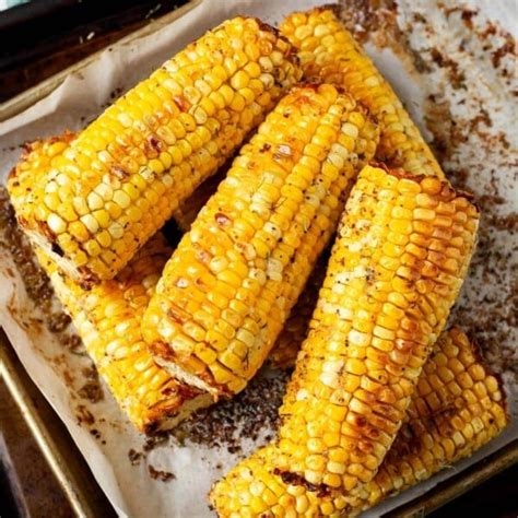 Oven Roasted Corn Without Foil