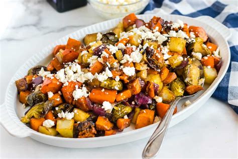 Oven Roasted Vegetables Feta