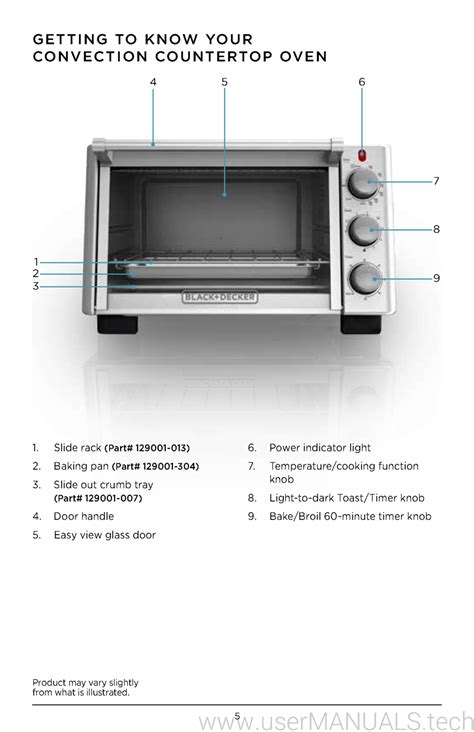 Oven Toaster Grill Instructions