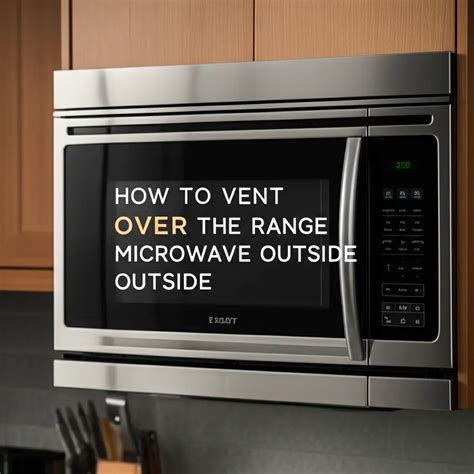 Over The Range Microwave With Outside Venting