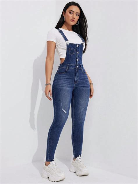 Overalls Denim Tight