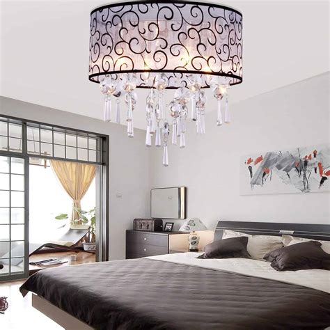 Overhead Light Fixture In Bedroom