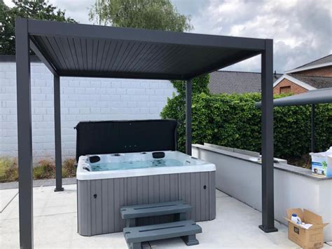 Overkapping Tuin Jacuzzi