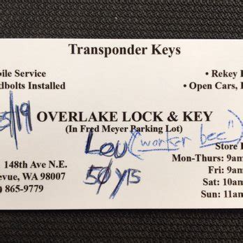 overlake lock and key