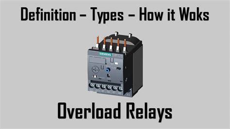 Overload Relay Explanation