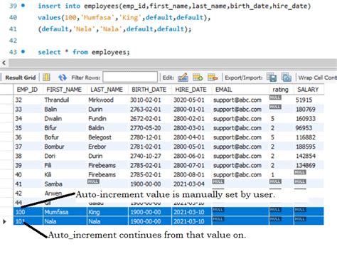 Override Auto Increment Mysql