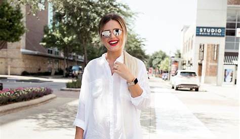 Oversized white Shirt dress outfit | Dresses Images 2022