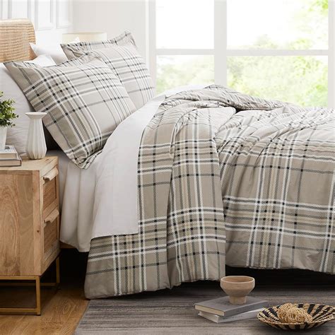 Oversized Queen Comforter Plaid