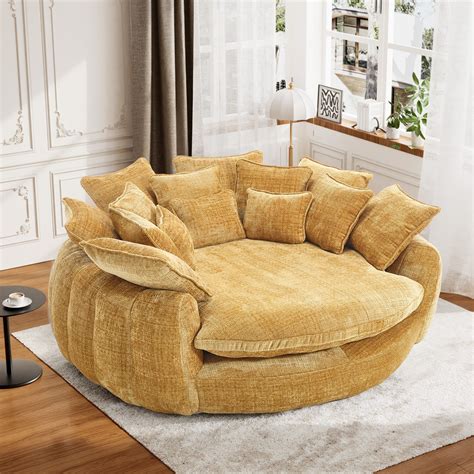 Oversized Round Loveseat