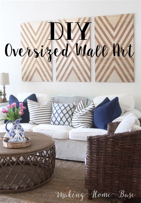Oversized Wall Art Diy