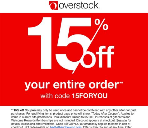 Overstock Furniture Coupon Code