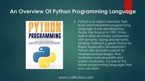 overview of python programming