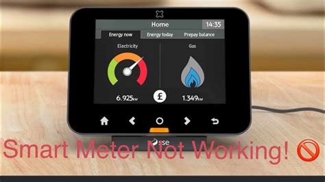 ovo smart meter display not working