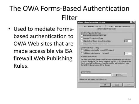 Owa Forms Based Authentication