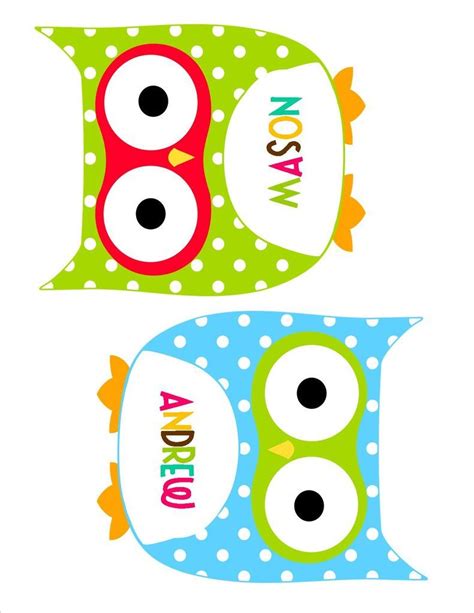 7 Best Images of Owl Tables Labels Printable Free Printable Owl