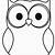 owl outline template