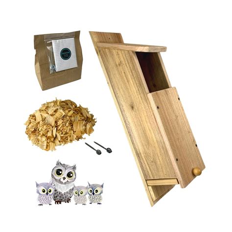 Owl Box Nesting Material