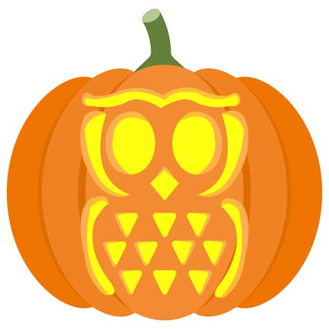 Owl Jack O Lantern Template