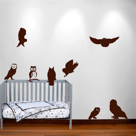 Owl Nursery Wall Decals