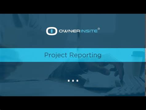 Construction Reporting Tools For Construction Oversight Owner Insite