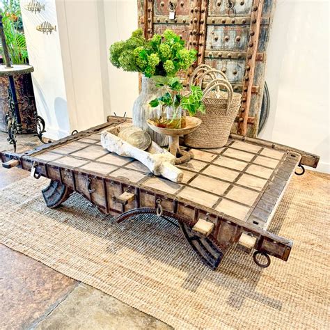 Ox Cart Coffee Table