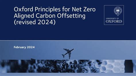 The Oxford Offsetting Principles how to to maximise carbon offsetting