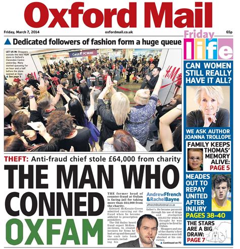 oxford mail news headlines today