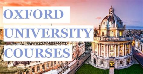 oxford university courses undergraduate