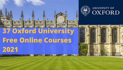 oxford university online degree programs