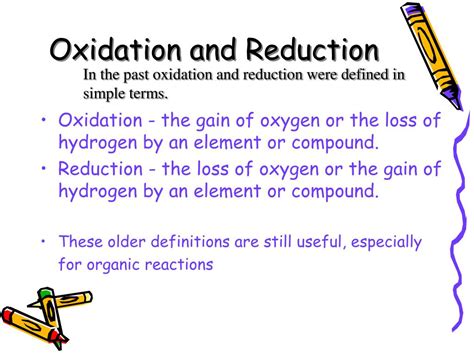 oxidation and reduction define with example