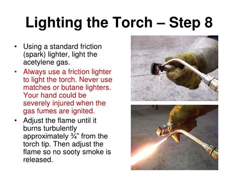 Oxy Acetylene Torch Lighting