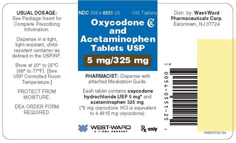 oxycodone acetaminophen 5-325 price