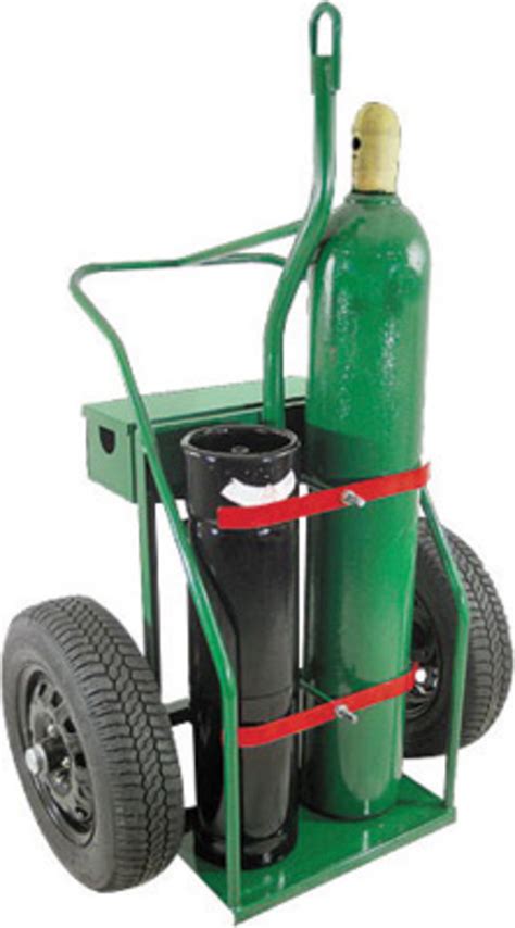 SafTCart 50430 Industrial Oxygen/Acetylene Cylinder Cart with 12