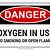 oxygen in use printable sign