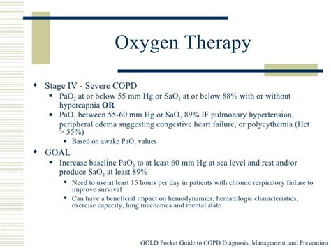 Oxygen Therapy Nice Guidelines