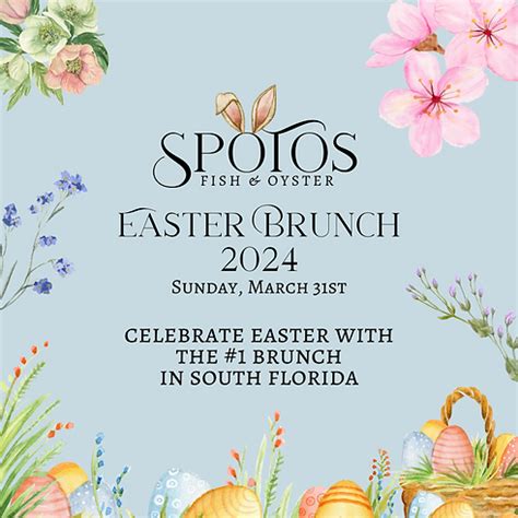 Oyster Catcher Easter Brunch