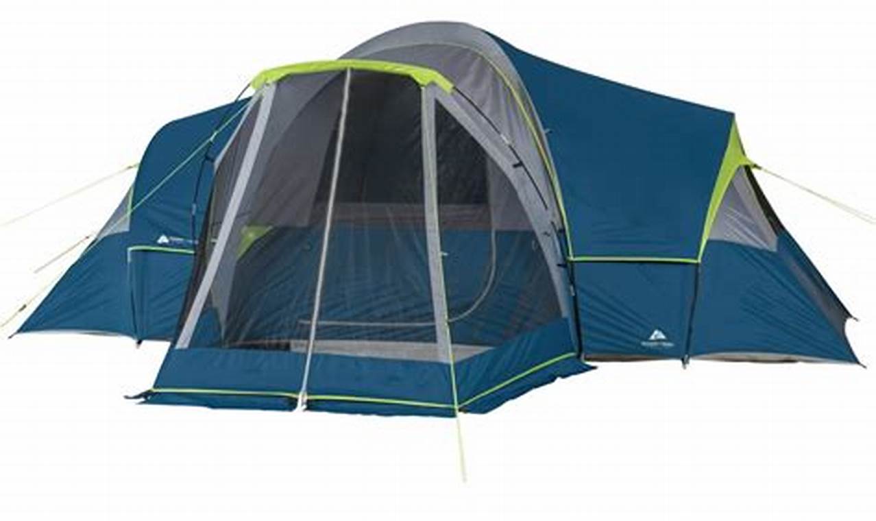 Ozark Trail 10-Person Family Camping Tent: Roomy Shelter for All-Seasons Comfort