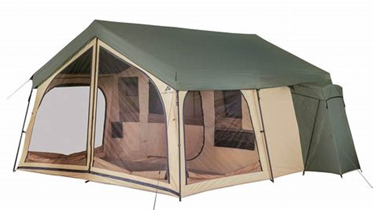 Ozark Trail 14-Person Cabin Tent for Camping: A Roomy and Comfortable Shelter for Large Groups
