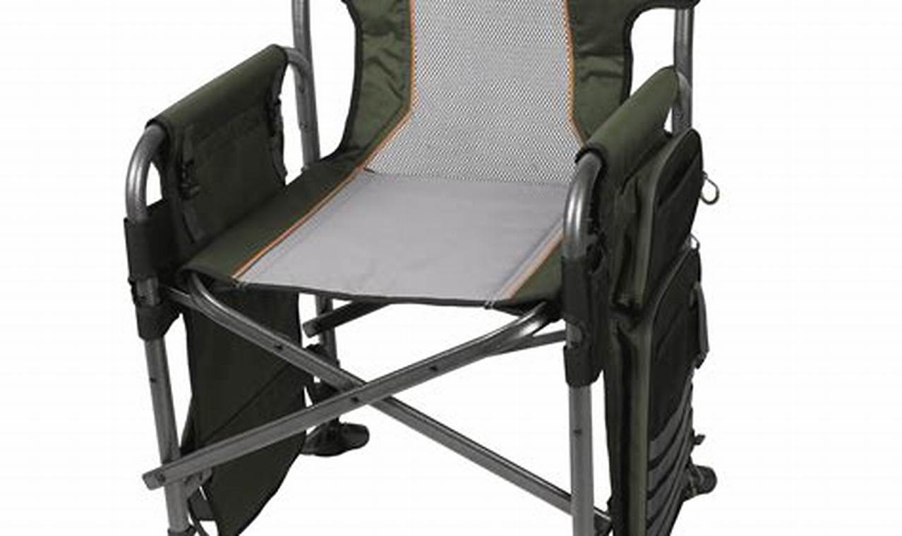 Ozark Trail Camping Director Fishing Chair: The Perfect Companion for Your Outdoor Adventures