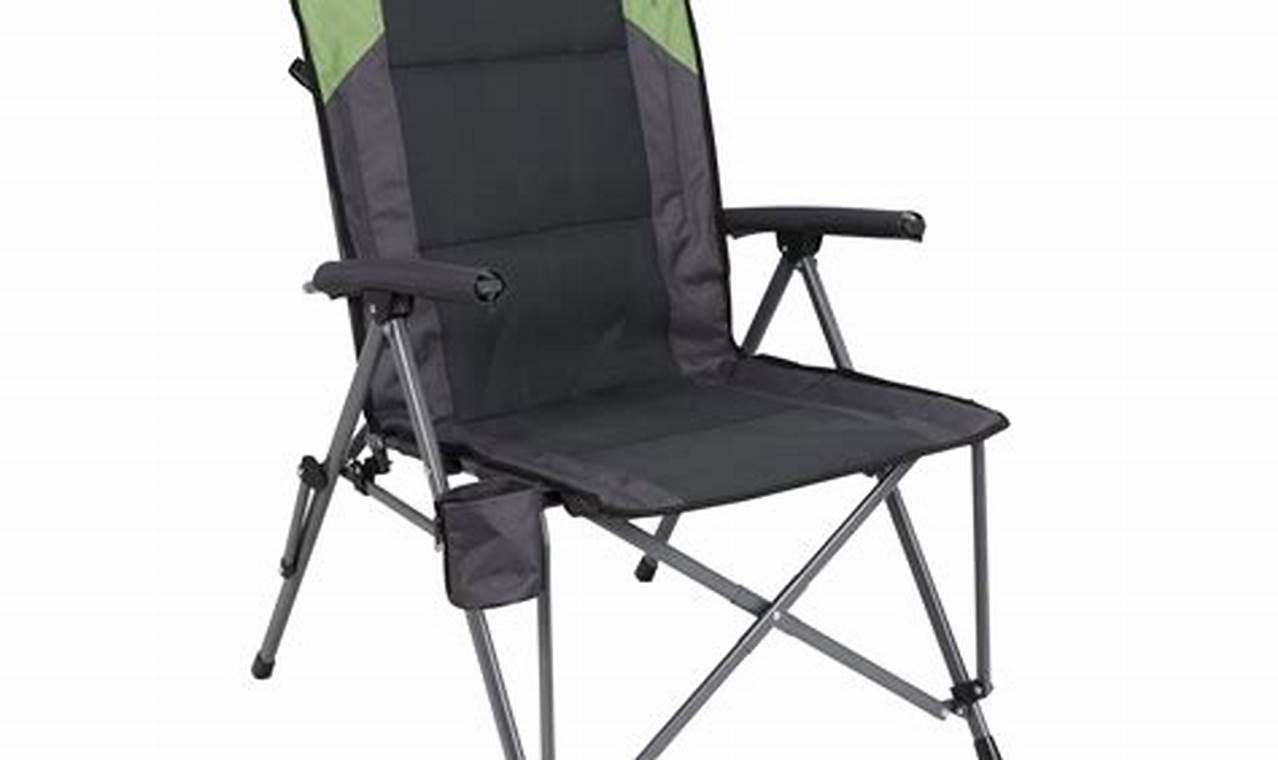 Ozark Trail High Back Hard Arm Camping Chair: Perfect for Your Outdoor Adventures