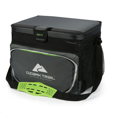 Ozark Trail 12 Can Expandable Lunch Box Cooler Soft Hard Lunchbox Bag