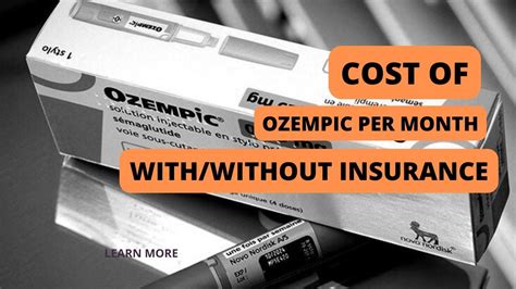 ozempic monthly cost without insurance