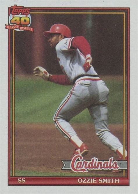 Ozzie Smith Baseball Card Values